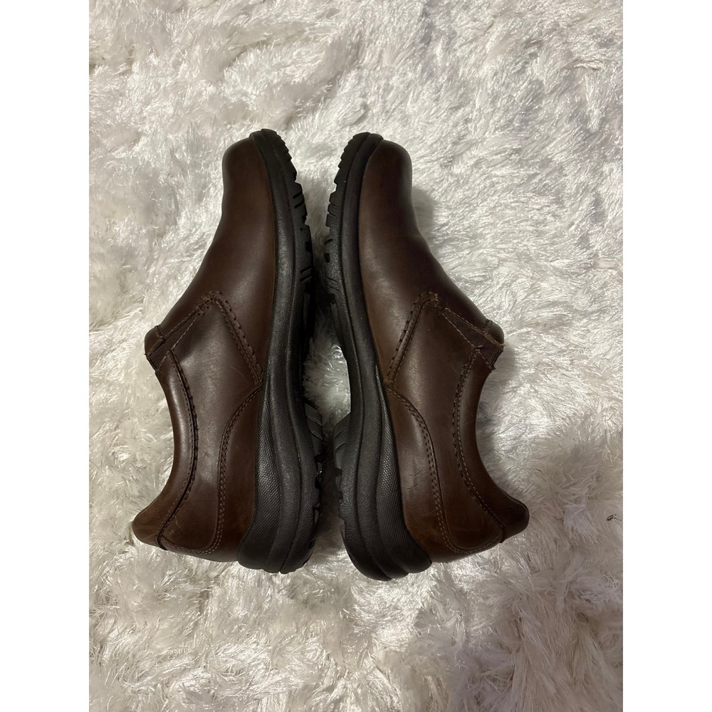 Dansko Mens Brown Leather Loafers Slip Resistant Shoes Size 45 	11.5/ 12 Work - Picture 5 of 7
